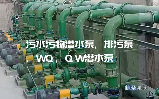 污水污物潜水泵,排污泵,WQ,QW潜水泵